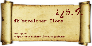 Östreicher Ilona névjegykártya